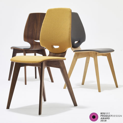 Sedia contemporanea - FINN UPHOLSTERED - sixay furniture - da interno / in tessuto / in pelle