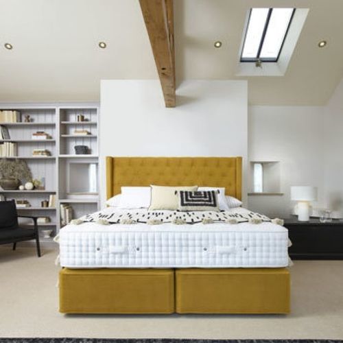 Materasso matrimoniale - Orchid 28,750 - HARRISON SPINKS - a molle insacchettate / in viscosa / bianco