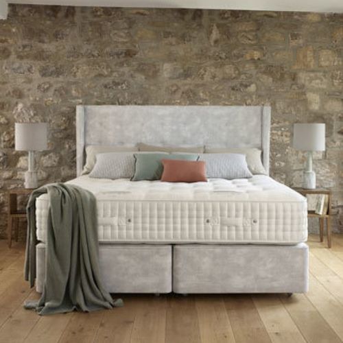 Materasso matrimoniale - Santorini 27,000 - HARRISON SPINKS - a molle insacchettate / in viscosa / bianco