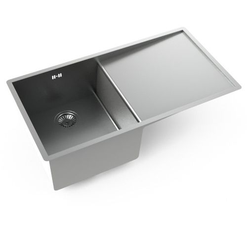 Lavello a 1 vasca - PROFILE L850 P - STEEL TIME SRL - con gocciolatoio / in acciaio inossidabile / da incasso