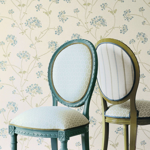 Tessuto da tappezzeria - BAMBURY - Jane Churchill - per tende / a motivi / in cotone