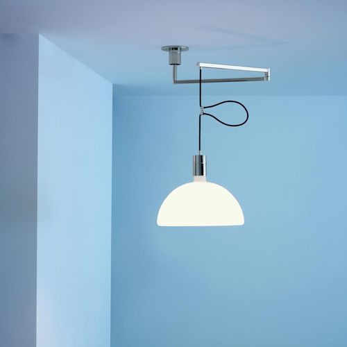 Lampada a sospensione - AS41C - NEMO - in acciaio / in vetro soffiato / contemporanea