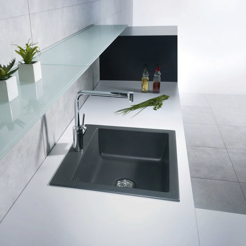 Lavello a 1 vasca - Mera 57 - systemceram GmbH & Co. KG - senza gocciolatoio / in ceramica / da incasso