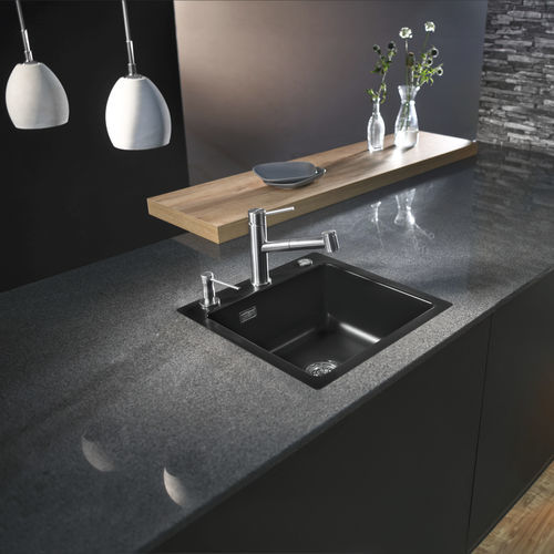 Lavello a 1 vasca - Mera 51 F - systemceram GmbH & Co. KG - senza gocciolatoio / in ceramica / filo top