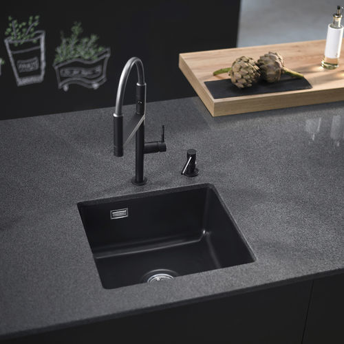 Lavello a 1 vasca - Mera 42 U - systemceram GmbH & Co. KG - senza gocciolatoio / in ceramica / sottotop
