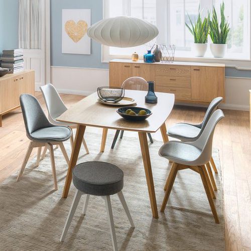 Tavolo da pranzo design scandinavo - BESS : 2180 - Tenzo AB - in rovere / in legno laccato / rettangolare