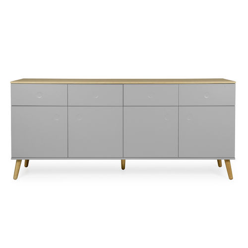 Credenza design scandinavo - DOT : 1678 - Tenzo AB - in rovere / bianca / grigia