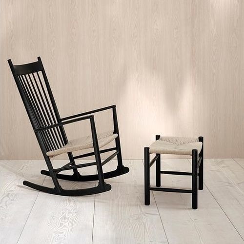 Poltrona contemporanea - J16  - Fredericia Furniture - in corda / in rovere / in noce