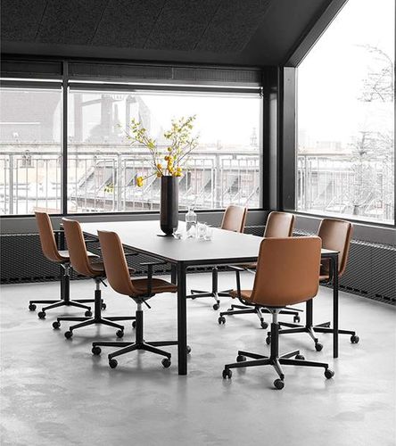 Tavolo da conferenza contemporaneo - MESA  - Fredericia Furniture - in laminato / in linoleum / con supporto in alluminio dipinto