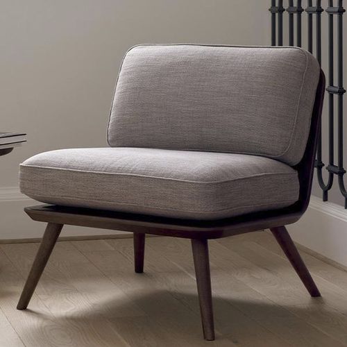 Chauffeuse design scandinavo - SPINE LOUNGE  - Fredericia Furniture - in tessuto / in pelle / in rovere