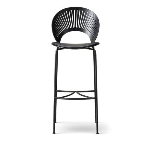 Sedia alta design scandinavo - TRINIDAD - Fredericia Furniture - da interno / in tessuto / in pelle