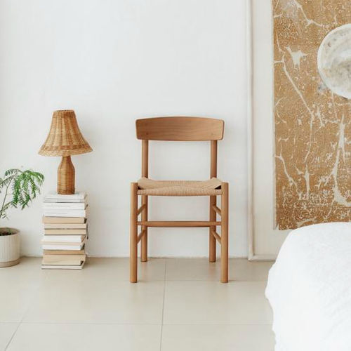 Sedia design scandinavo - J39 - Fredericia Furniture - da interno / in rovere / in faggio