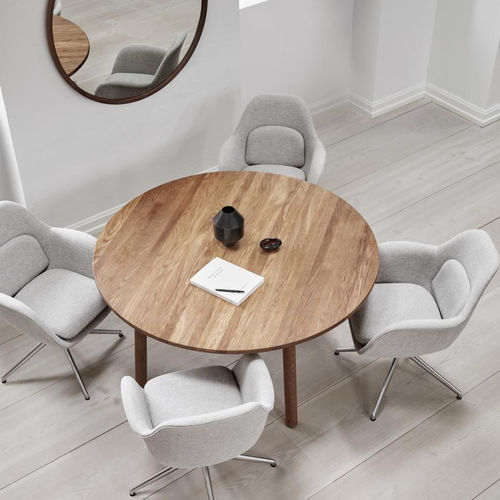 Tavolo da pranzo contemporaneo - TARO - Fredericia Furniture - in rovere / con supporto in quercia / rettangolare
