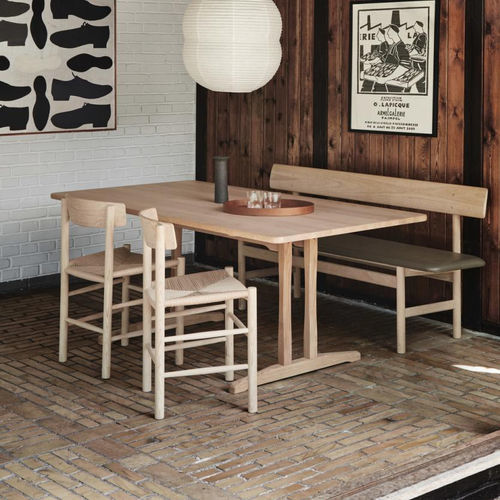 Tavolo contemporaneo - C18 - Fredericia Furniture - in rovere / con supporto in quercia / rettangolare