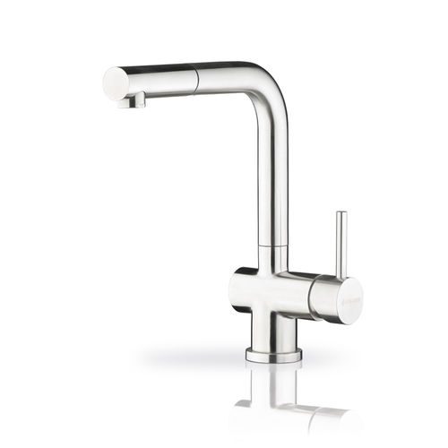 Miscelatore da appoggio - CAPRICCIO - PYRAMIS Deutschland GmbH - in acciaio inossidabile / da cucina / 1 foro