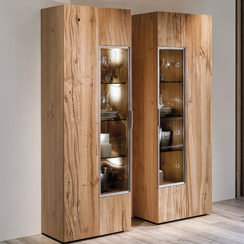 Credenza con alzata contemporanea - V-Alpin - Voglauer Möbelwerk Gschwandtner & Zwilling GmbH & Co. KG - in rovere / in materiale di recupero