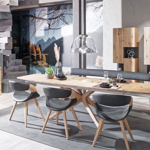 Sedia da pranzo contemporanea - V-Alpin - Voglauer Möbelwerk Gschwandtner & Zwilling GmbH & Co. KG - da interno / in tessuto / in pelle