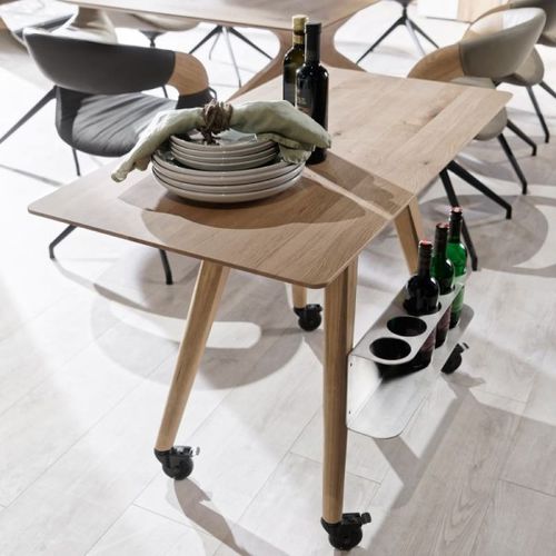 Carrello portavivande di servizio - V-Alpin - Voglauer Möbelwerk Gschwandtner & Zwilling GmbH & Co. KG - per uso residenziale / in rovere