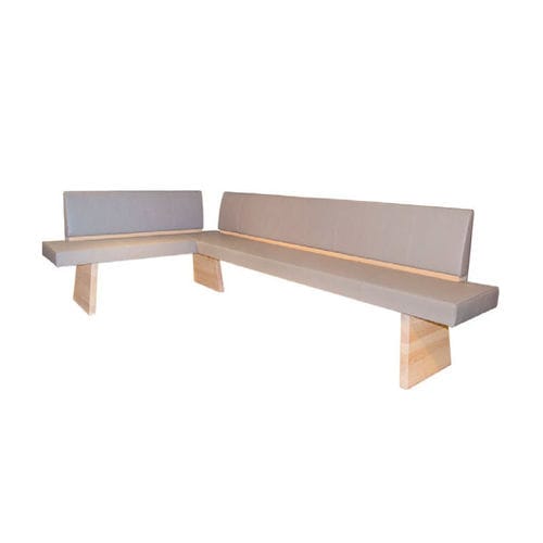 Divanetto imbottito d'angolo - V-Montana  - Voglauer Möbelwerk Gschwandtner & Zwilling GmbH & Co. KG - contemporaneo / in tessuto / in pelle