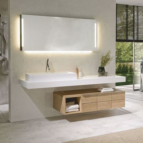 Mobile da bagno contemporaneo - V-Montana - Voglauer Möbelwerk Gschwandtner & Zwilling GmbH & Co. KG - per uso residenziale / in rovere / in vetro