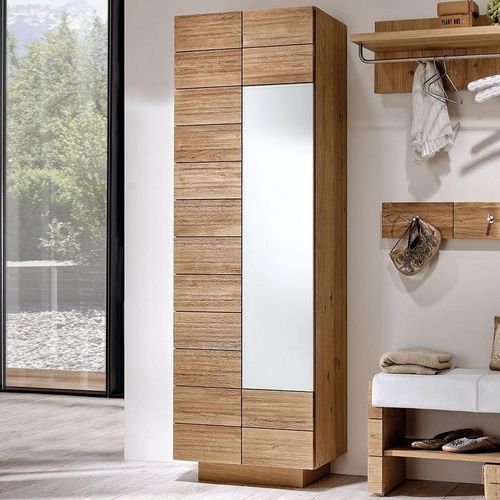 Armadio contemporaneo - V-Montana  - Voglauer Möbelwerk Gschwandtner & Zwilling GmbH & Co. KG - in rovere / con ante battenti / bianco