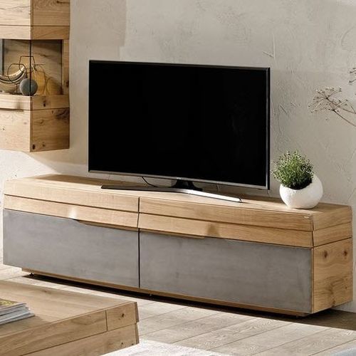 Mobile porta TV contemporaneo - V-Organo - Voglauer Möbelwerk Gschwandtner & Zwilling GmbH & Co. KG - lowboard / 2 porte / in rovere