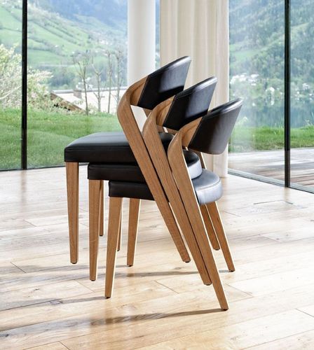 Sedia da pranzo contemporanea - V-Alpin - Voglauer Möbelwerk Gschwandtner & Zwilling GmbH & Co. KG - da interno / in tessuto / in pelle