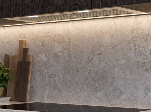 Cappa a muro - V4000 - V-ZUG AG - a ricircolo / con illuminazione integrata / classe A