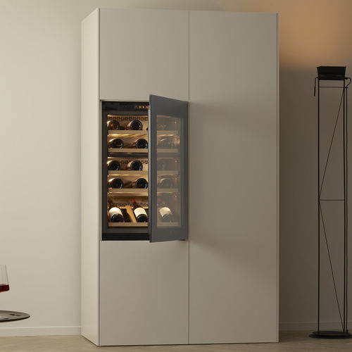 Cantinetta multitemperatura - V4000 90 - V-ZUG AG - da incasso / in faggio / vetrata
