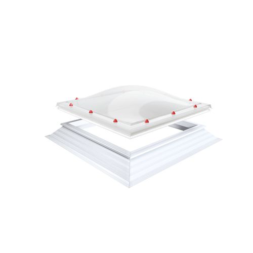 Lucernario in vetro - SPHERICAL: PC HEATSTOP - SKYLUX - in policarbonato / curvo / per tetto piano