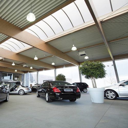 Lucernario per coperture - CINTRALUX SERIES - SKYLUX - con sistemi di evacauzione fumi / in alluminio / in policarbonato