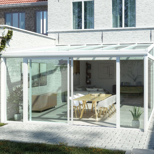 Veranda autoportante - CLIMAX - SKYLUX - in vetro / in alluminio