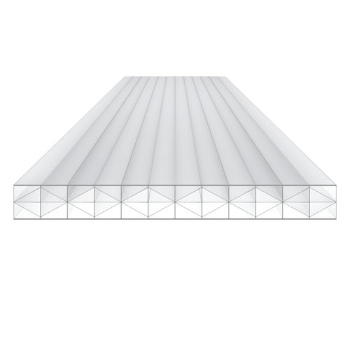 Lastra in policarbonato alveolare - X5 - SKYLUX - per coperture / traslucida / isolante