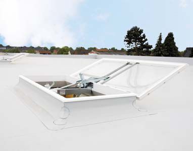 Botola di evacuazione fumi in PVC - CE - SKYLUX - dispositivo di evacuazione dei fumi e del calore