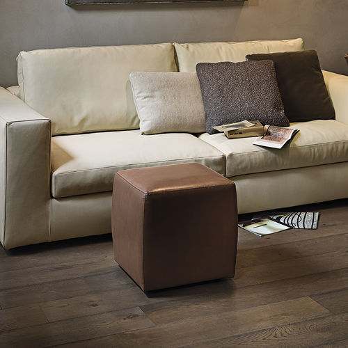 Pouf contemporaneo - CUBO - arketipo - in tessuto sintetico / in pelle / quadrato