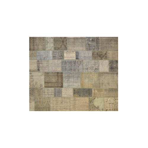 Tappeto contemporaneo - JEDIZ - arketipo - patchwork / in lana / rettangolare