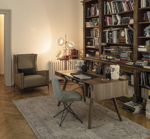 Scrivania contemporanea - INKIOSTRO - arketipo - in rovere / impiallacciata in legno / in frassino