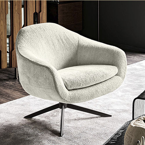 Poltrona contemporanea - BOND - arketipo - in tessuto / in metallo / con cuscino rimovibile