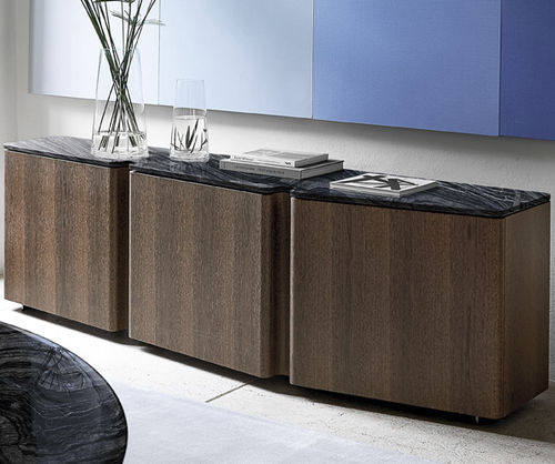 Credenza contemporanea - BOLIDE - arketipo - in rovere / in MDF / in sucupira
