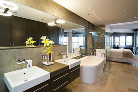 Pannello decorativo da parete - BATHROOM - Alubond Europe - per ambienti umidi / in metallo / composito