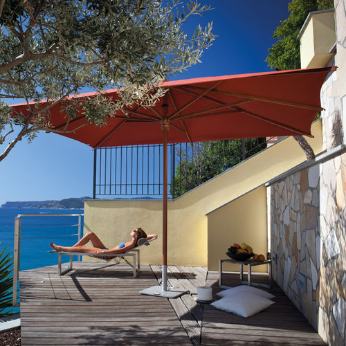 Ombrellone rettangolare - LIPARI - FIM - in legno / in tessuto / per ristorante