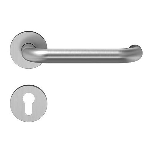 Maniglia per porta - D-190 - ECO Schulte GmbH & Co. KG  - in acciaio inossidabile lucido / in acciaio inossidabile spazzolato / contemporanea