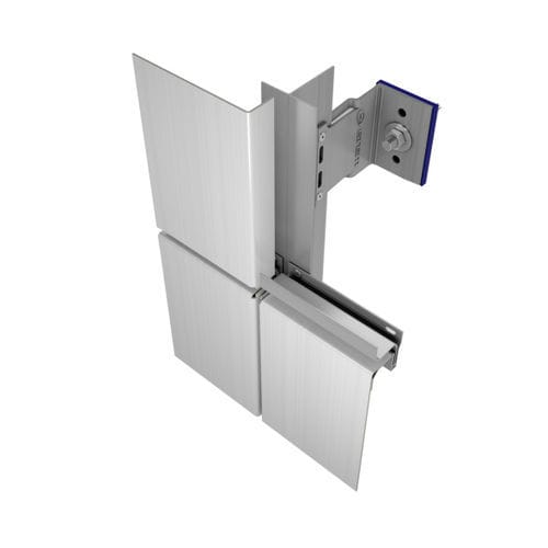 Facciata ventilata in alluminio - BRAVO H - ETEM  - in composito / in lamiera