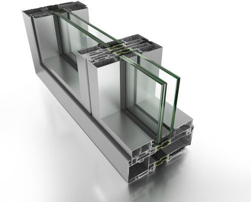 Facciata continua a cellule - E86 - ETEM  - in metallo e in vetro / ad alta resistenza / trasparente