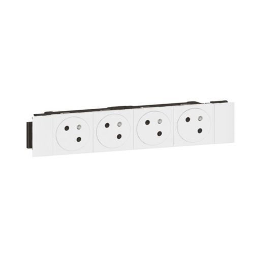 Presa di corrente - SOLUCLIP - LEGRAND - quadrupla / da parete / non incassato
