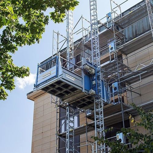 Montacarichi per carichi pesanti - 1500 Z/ZP - GEDA GmbH - per cantiere / per edificio