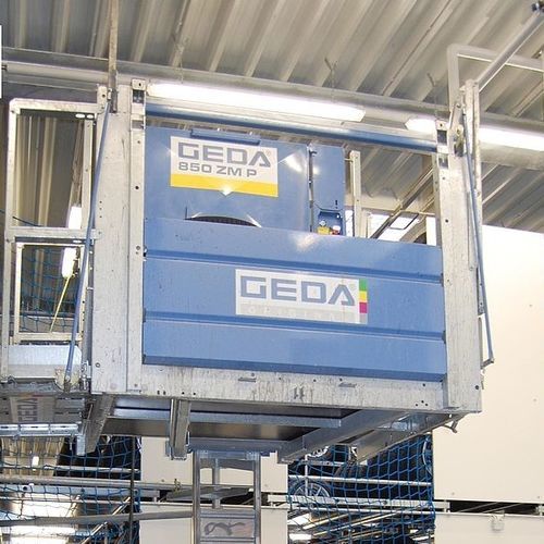 Montacarichi per carichi pesanti - 850 ZM P - GEDA GmbH - per cantiere / industriale / per edificio