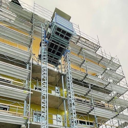 Montacarichi per carichi pesanti - 1500 Z/ZP F - GEDA GmbH - per cantiere / per edificio