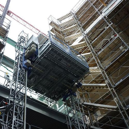 Montacarichi per carichi pesanti - 3700 Z/ZP - GEDA GmbH - per cantiere / per edificio