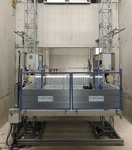 Montacarichi per carichi pesanti - 3700 ZP P - GEDA GmbH - per edificio